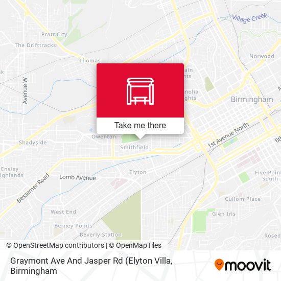 Graymont Ave And Jasper Rd map