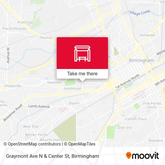 Mapa de Graymont Ave N & Center St