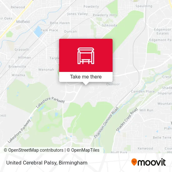 Mapa de United Cerebral Palsy