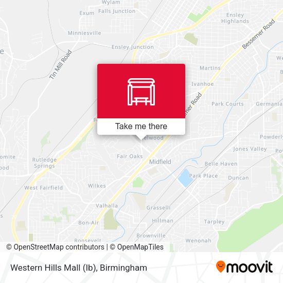 Western Hills Mall (Ib) map