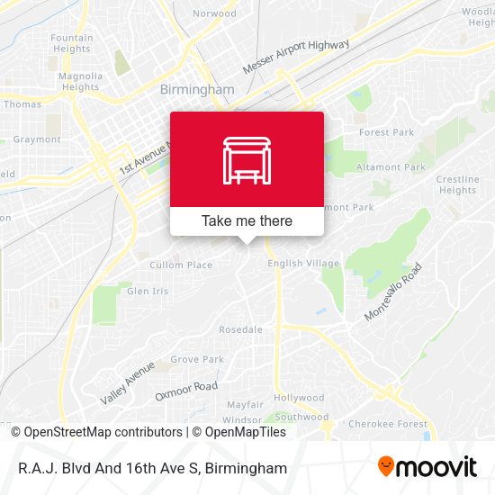 R.A.J. Blvd And 16th Ave S map