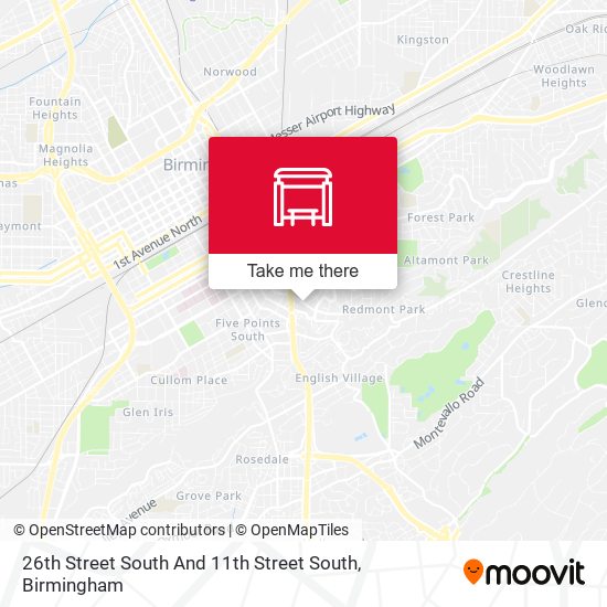 26th Street South And 11th Street South map