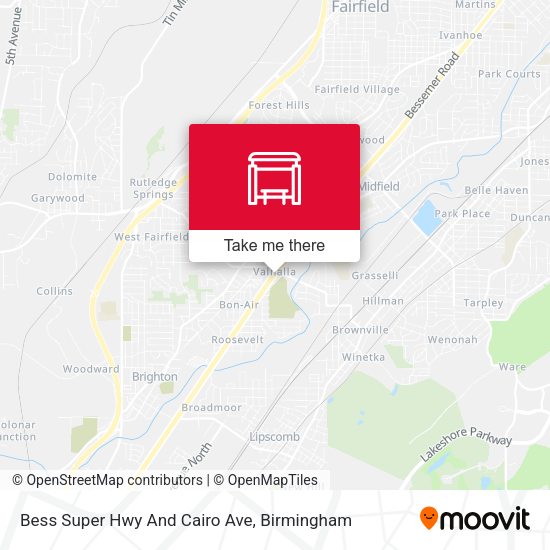 Bess Super Hwy And Cairo Ave map