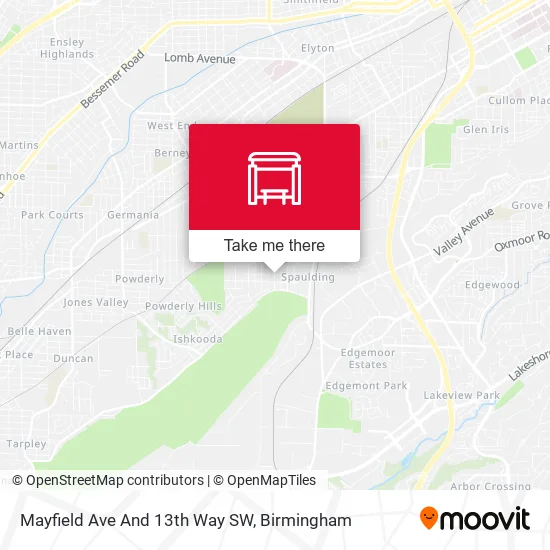 Mapa de Mayfield Ave And 13th Way SW