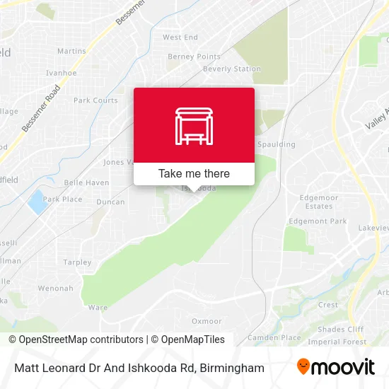 Mapa de Matt Leonard Dr And Ishkooda Rd