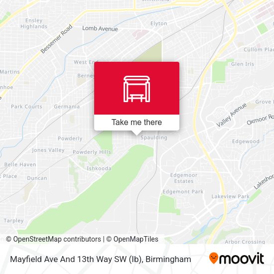 Mayfield Ave And 13th Way SW (Ib) map