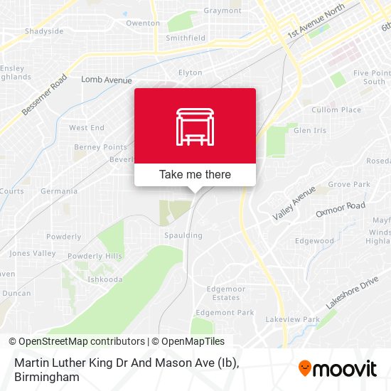 Mapa de Martin Luther King Dr And Mason Ave (Ib)