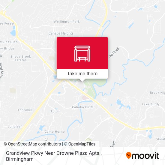 Grandview Pkwy Near Crowne Plaza Apts. map