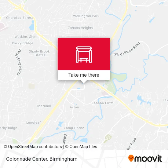 Mapa de Colonnade Center