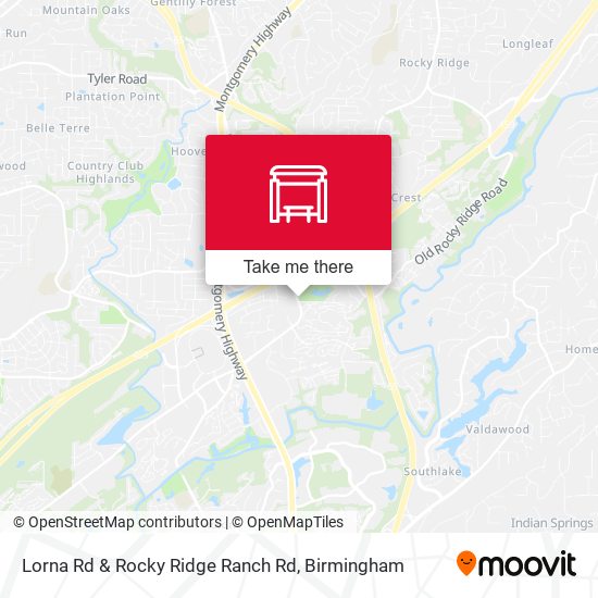 Lorna Rd & Rocky Ridge Ranch Rd map