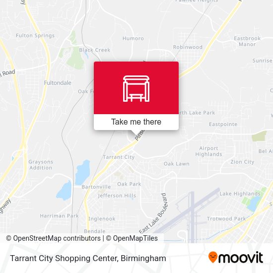 Tarrant City Shopping Center map