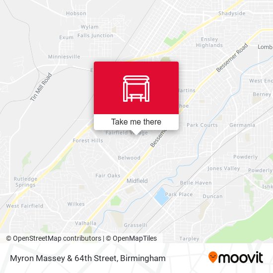 Mapa de Myron Massey & 64th Street