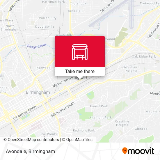 Mapa de Avondale