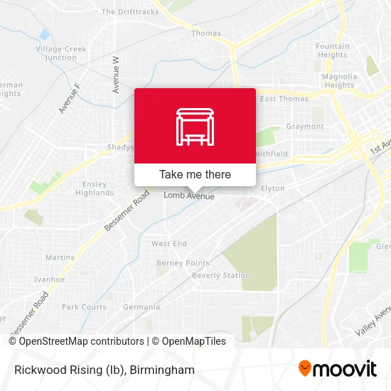 Mapa de Rickwood Rising (Ib)
