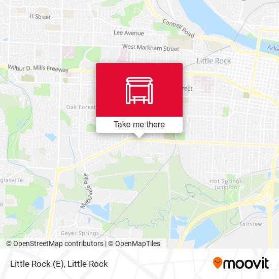 Mapa de Little Rock (E)