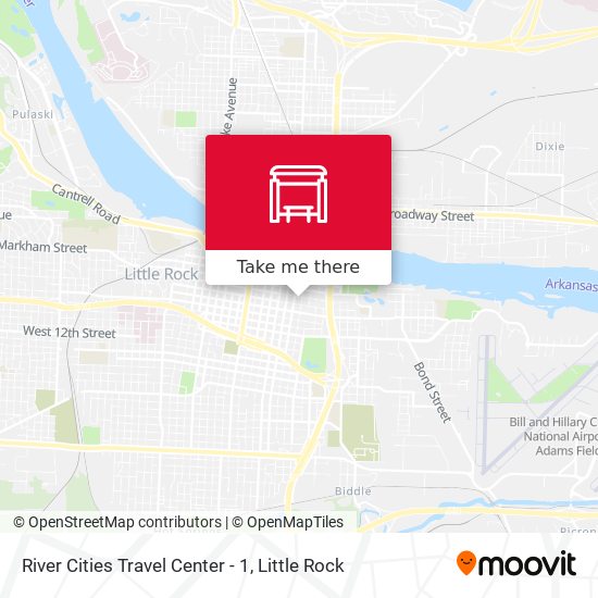 River Cities Travel Center - 1 map