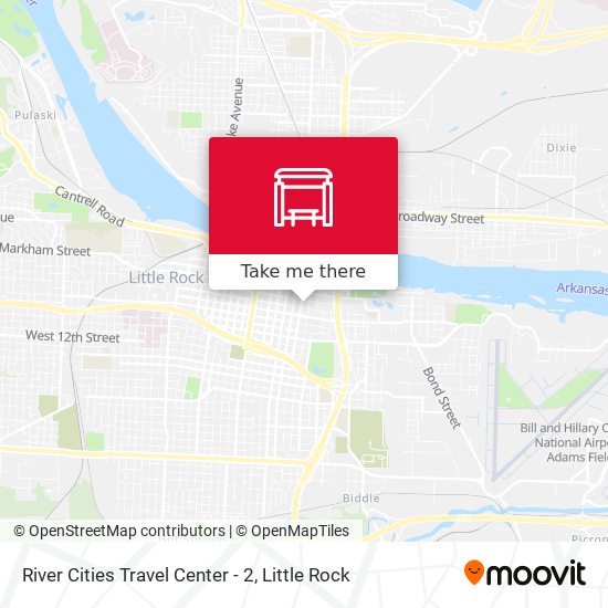 River Cities Travel Center - 2 map