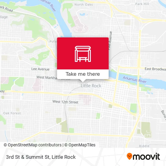 Mapa de 3rd St & Summit St