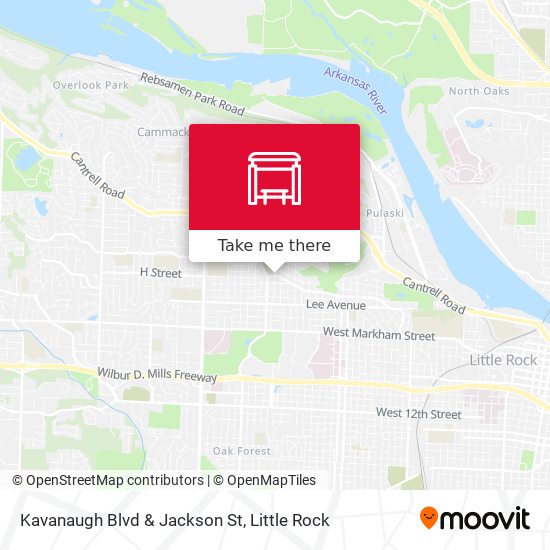 Kavanaugh Blvd & Jackson St map