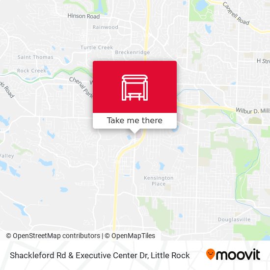 Shackleford Rd & Executive Center Dr map