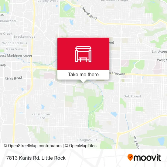 Mapa de 7813 Kanis Rd