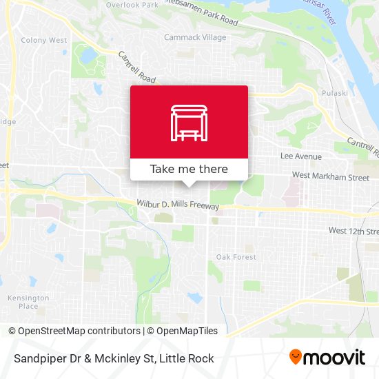 Sandpiper Dr & Mckinley St map