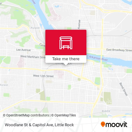 Woodlane St & Capitol Ave map