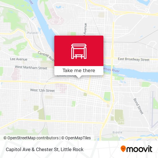 Capitol Ave & Chester St map