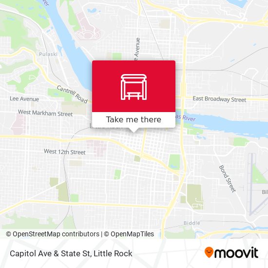 Capitol Ave & State St map