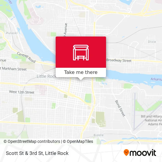 Mapa de Scott St & 3rd St
