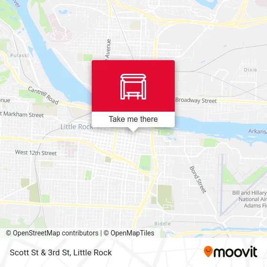 Mapa de Scott St & 3rd St