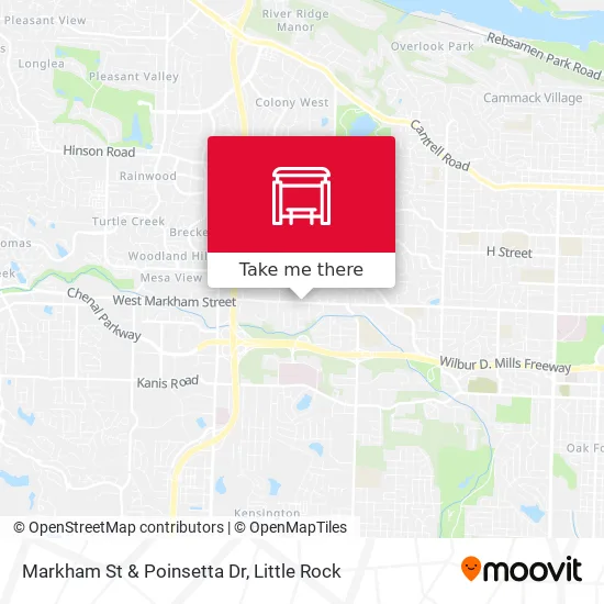 Mapa de Markham St & Poinsetta Dr