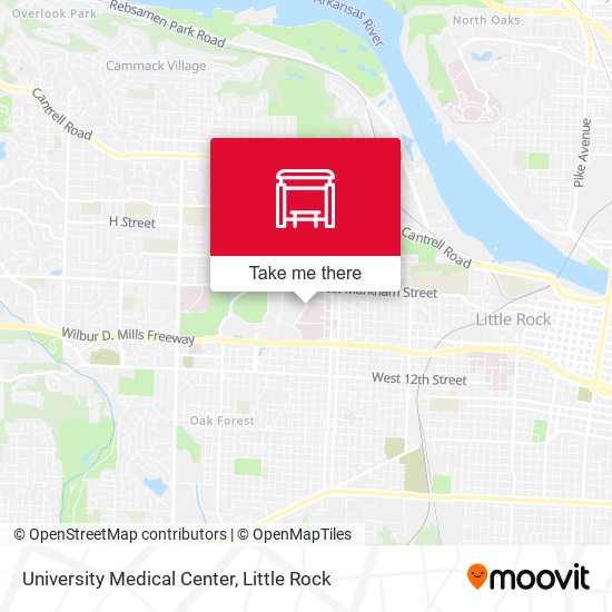 Mapa de University Medical Center