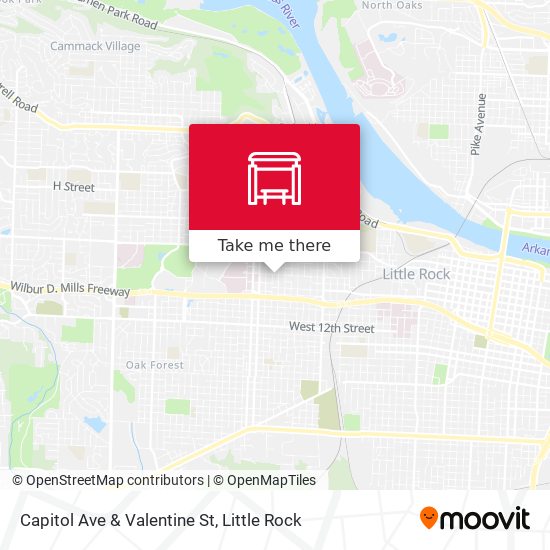 Mapa de Capitol Ave & Valentine St