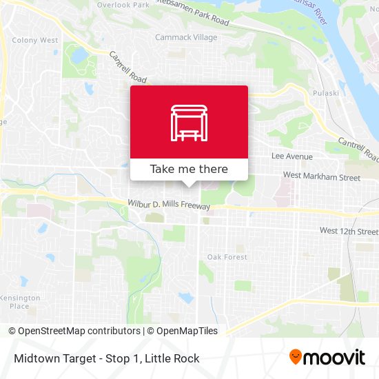 Mapa de Midtown Target - Stop 1