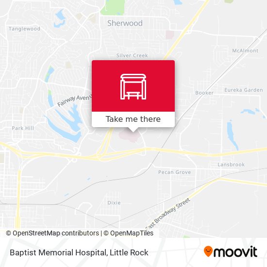Mapa de Baptist Memorial Hospital