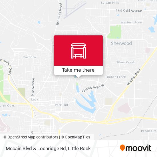 Mccain Blvd & Lochridge Rd map