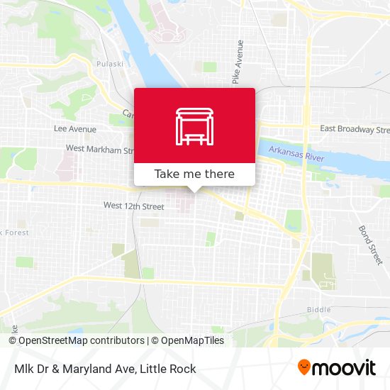 Mlk Dr & Maryland Ave map