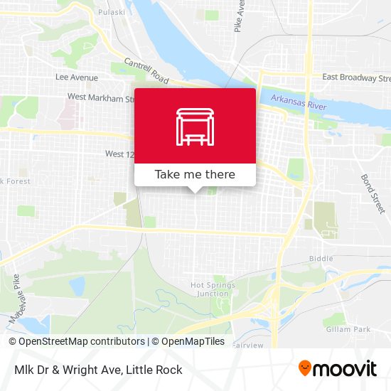 Mlk Dr & Wright Ave map