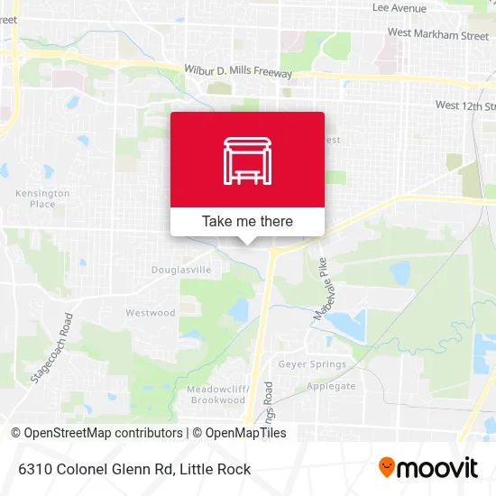 6310 Colonel Glenn Rd map