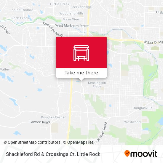 Shackleford Rd & Crossings Ct map