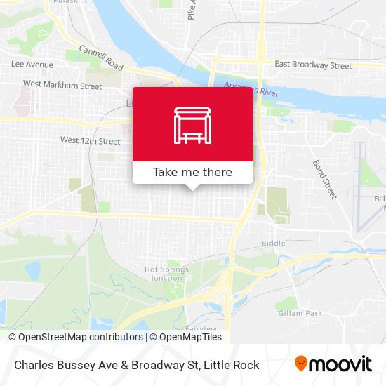 Mapa de Charles Bussey Ave & Broadway St
