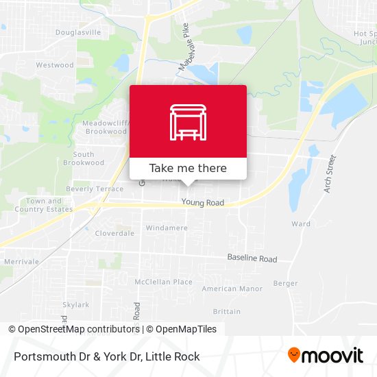 Mapa de Portsmouth Dr & York Dr