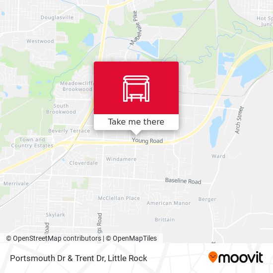 Mapa de Portsmouth Dr & Trent Dr