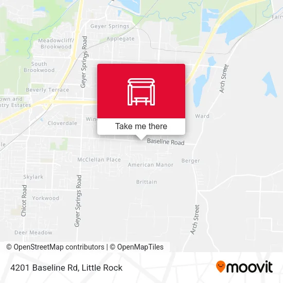 4201 Baseline Rd map