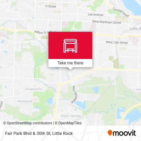 Fair Park Blvd & 30th St map