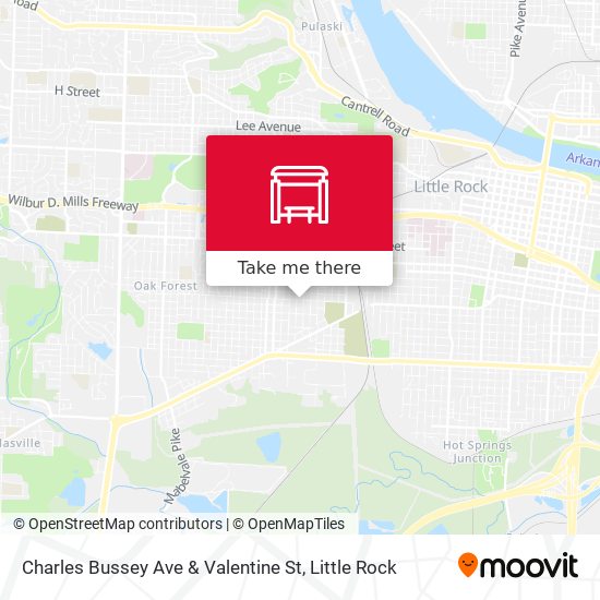 Charles Bussey Ave & Valentine St map