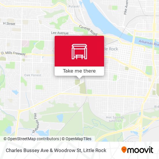 Mapa de Charles Bussey Ave & Woodrow St