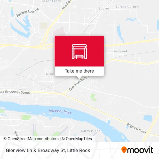 Mapa de Glenview Ln & Broadway St