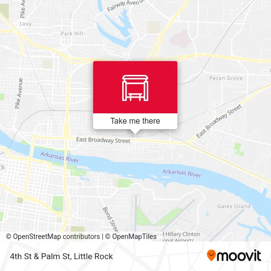 Mapa de 4th St & Palm St